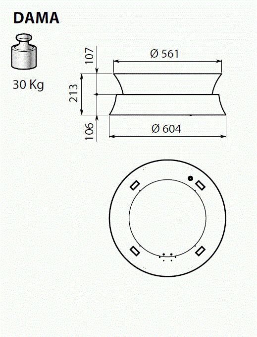 DAMA60W Falmec afbeelding 2