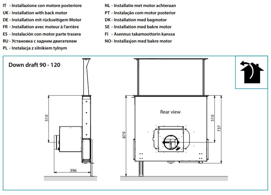 DOWN90D3BL van Falmec afbeelding 6