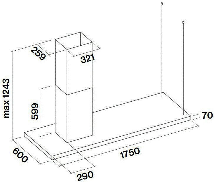 ELLE175BL Falmec afbeelding 2