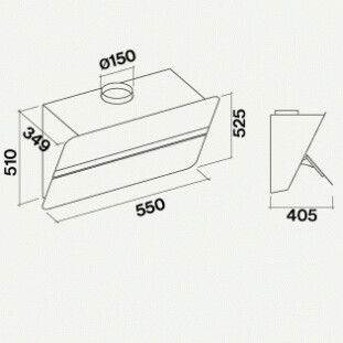 FLIPP55BL Falmec afbeelding 2