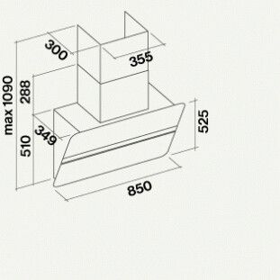 FLIPP85NBL Falmec afbeelding 2