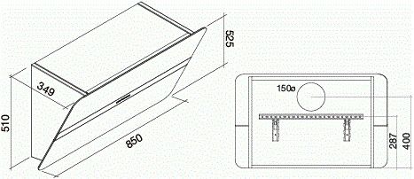 FLIPP85W Falmec afbeelding 2