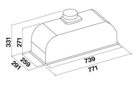 Falmec afzuigkap GRINC70PLUSW afbeelding 3