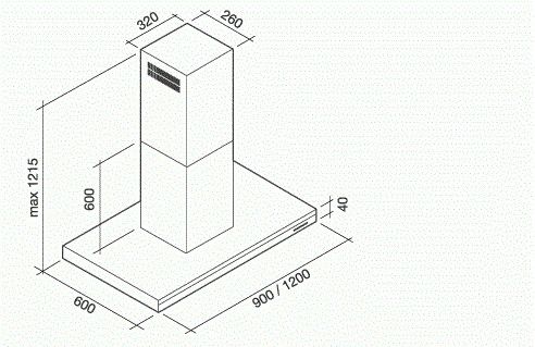 LUMEN120E3 Falmec afbeelding 2