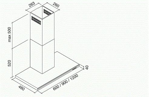 LUMEN120W3 Falmec afbeelding 2