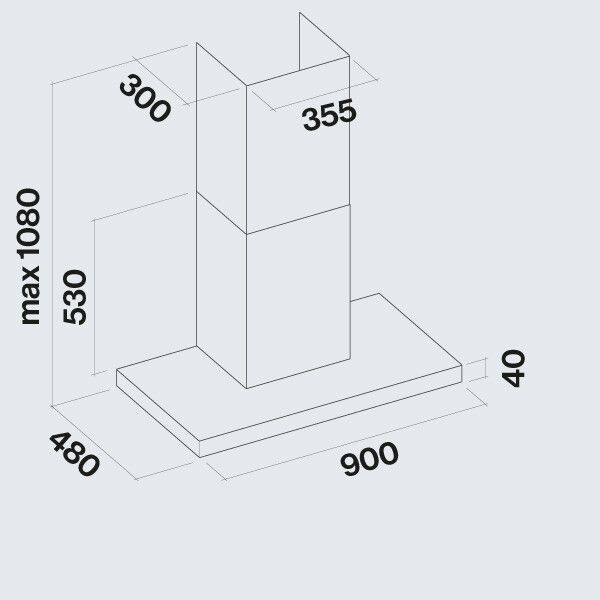 LUMEN90WN Falmec afbeelding 2