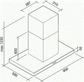 LUMIN90E3 Falmec afbeelding 2