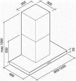 LUMIN90W3 Falmec afbeelding 2