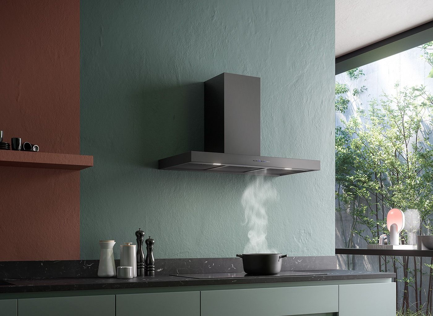 Falmec afzuigkap  MERC90W3BL afbeelding 4