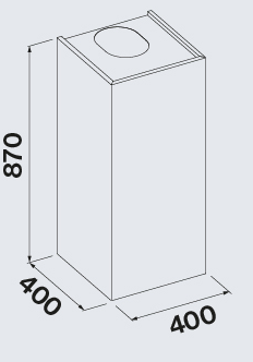 Falmec afzuigkap MIRA40PLUSW3BL afbeelding 3