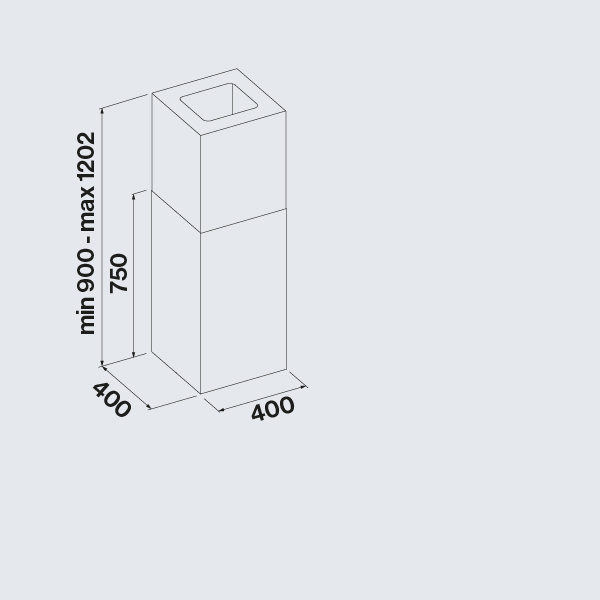 Falmec afzuigkap MIRAPLUS40E3BL afbeelding 3