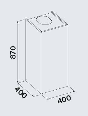 Falmec MIRAPLUS40W3W  afzuigkap afbeelding 5