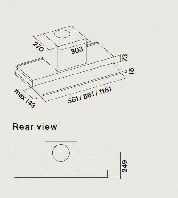 MOVE120BL Falmec afbeelding 2