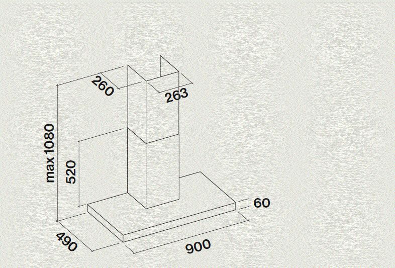 PLANE90W3BL Falmec afbeelding 2