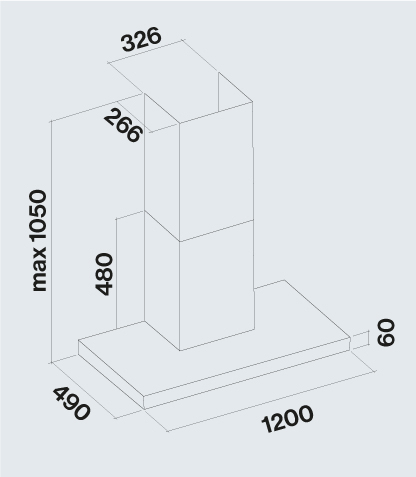 Falmec PLANEPLUS120W3  afzuigkap afbeelding 5