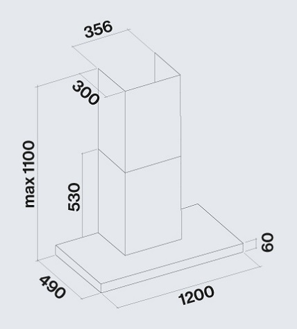 Falmec afzuigkap PLANEPLUS120WNBL afbeelding 3