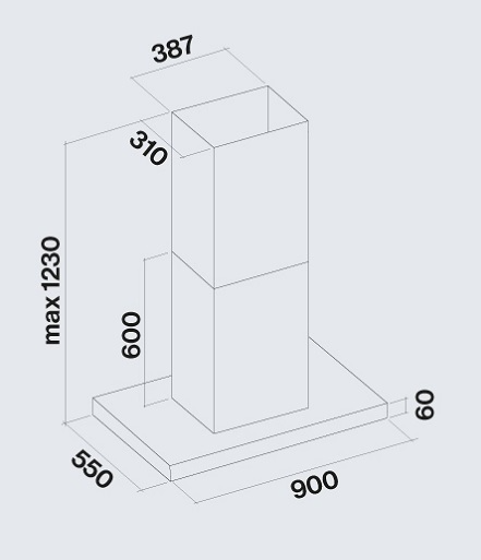PLANEPLUS90E3NBL Falmec afbeelding 2