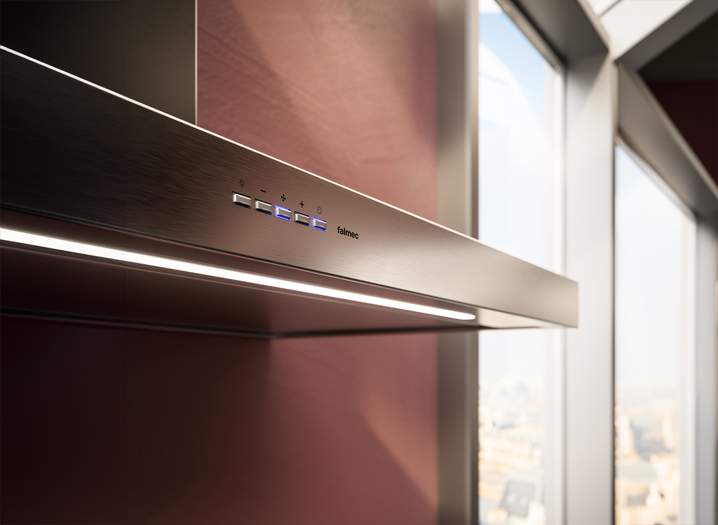 Falmec PLANEPLUS90W3N  afzuigkap afbeelding 5