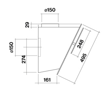 Falmec afzuigkap VERSO85WE afbeelding 3