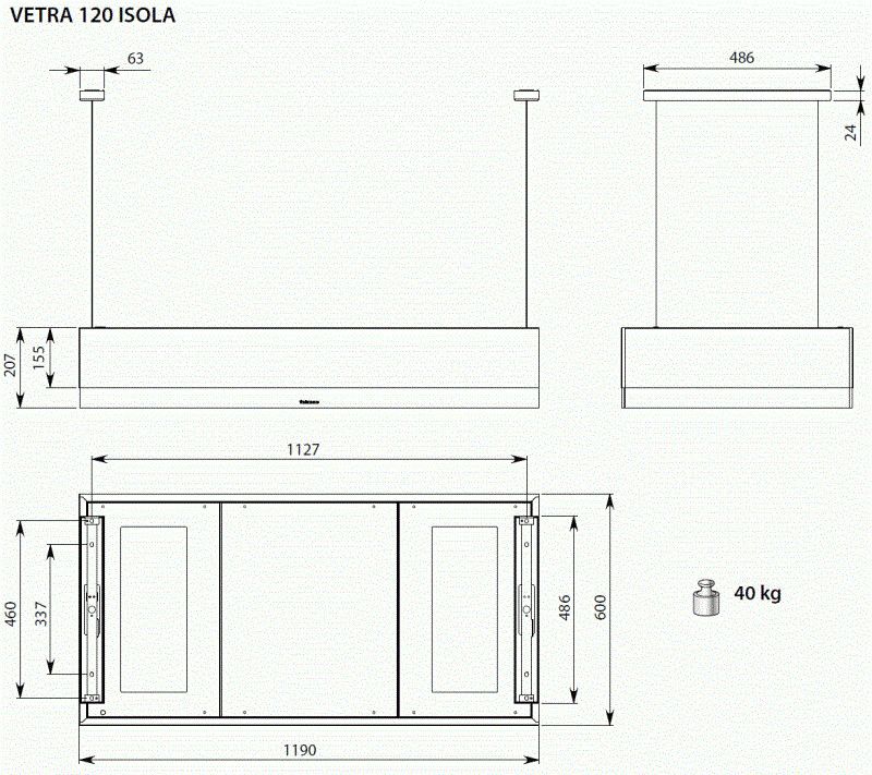VETRA120IN Falmec afbeelding 2