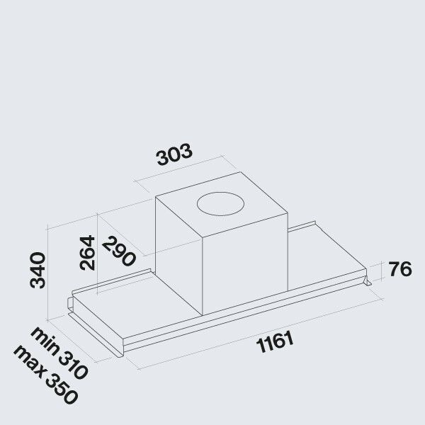 Falmec afzuigkap VIRGO120N afbeelding 3