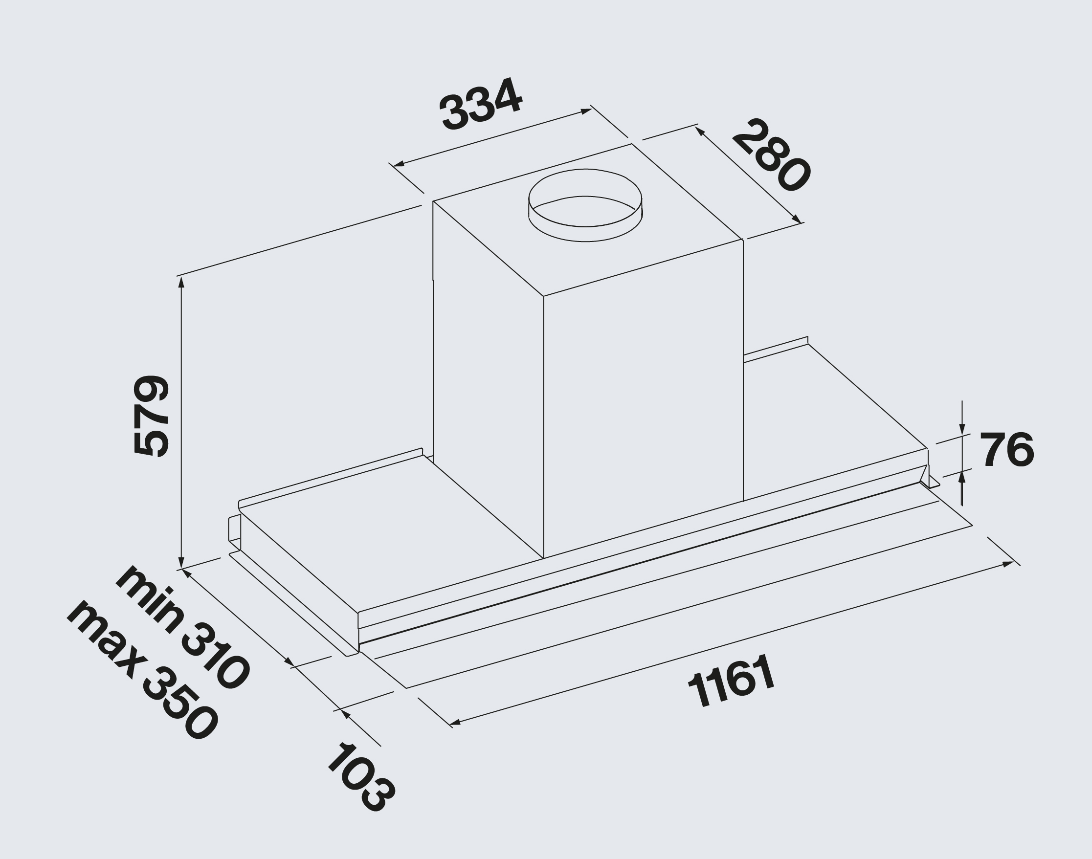 VIRGOTOUCH120NW3 Falmec afbeelding 2