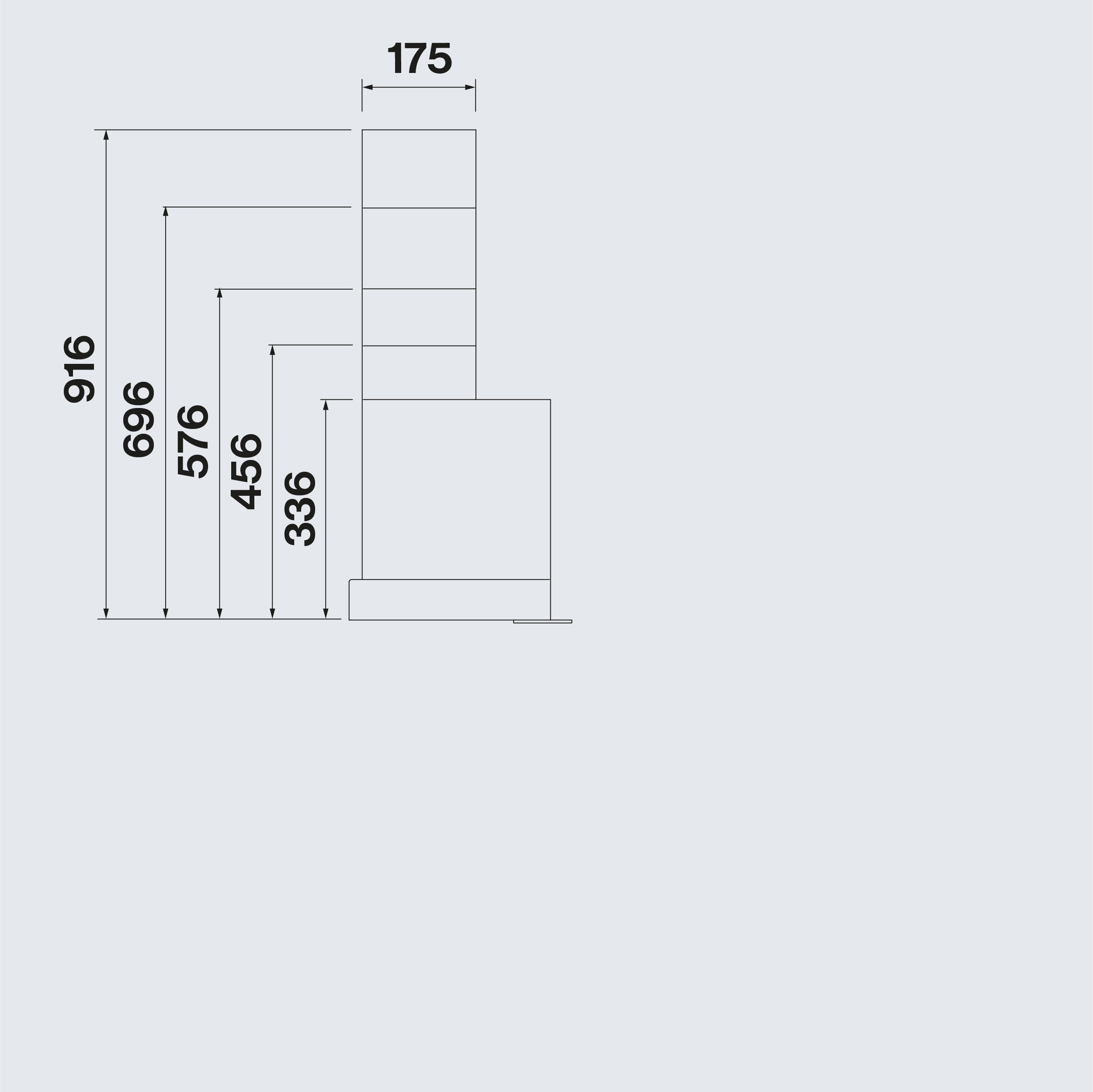 Falmec VIRGOTOUCH120WBL