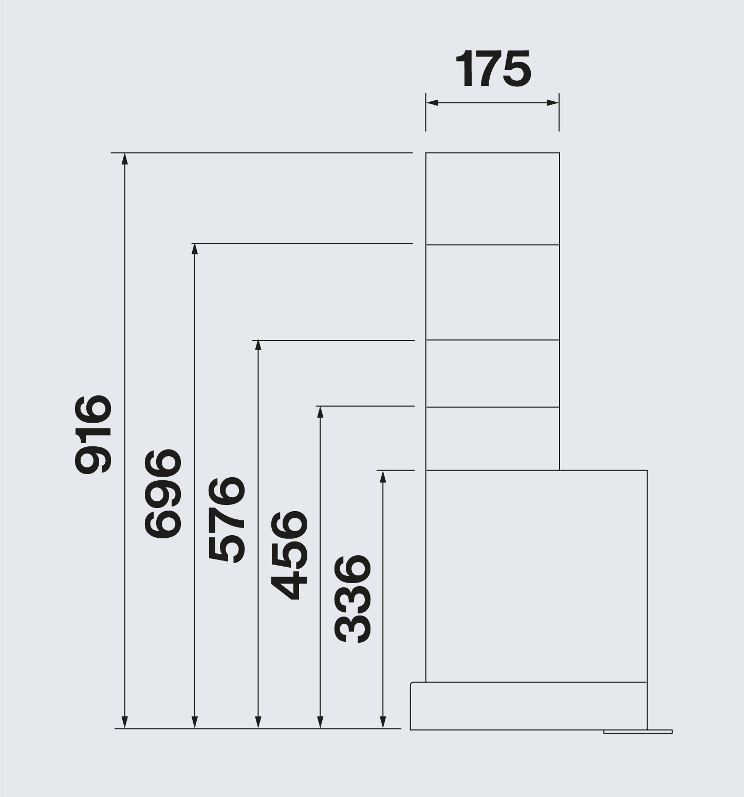 Falmec VIRGOTOUCH90W3  afzuigkap afbeelding 5