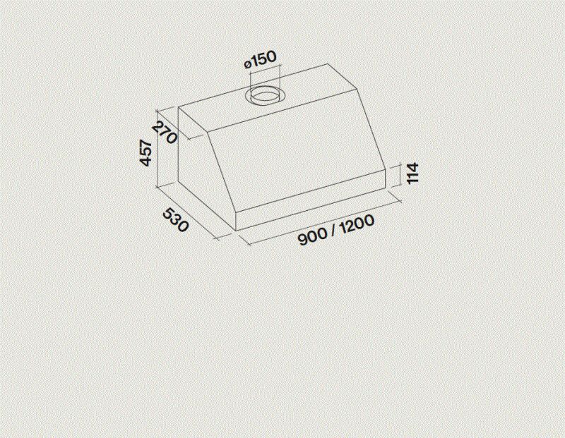 ZEUS120W3P Falmec afbeelding 2