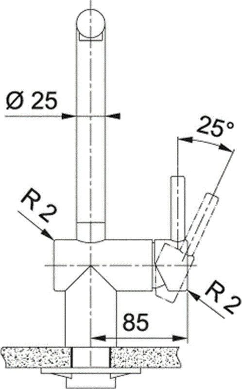 Franke keukenkraan Atlas Neo 1150628209 afbeelding 3