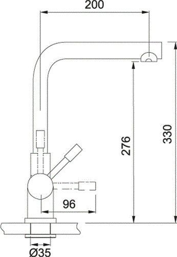 Franke kokendwaterkraan  1190558254 afbeelding 4