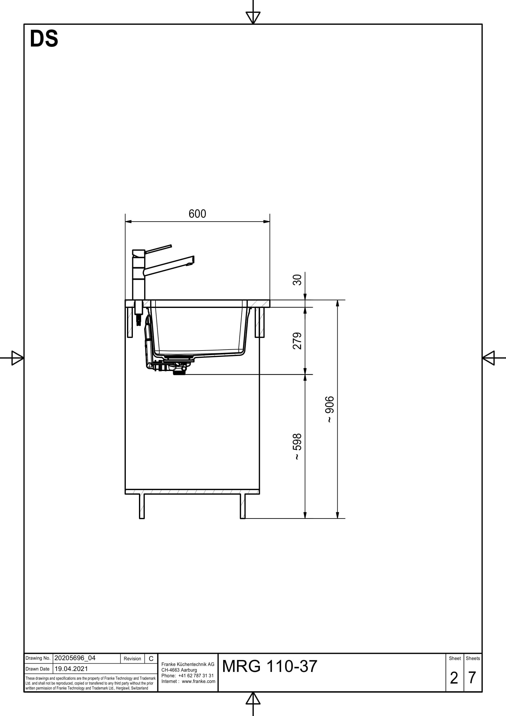Franke 1250725627  spoelbak afbeelding 5