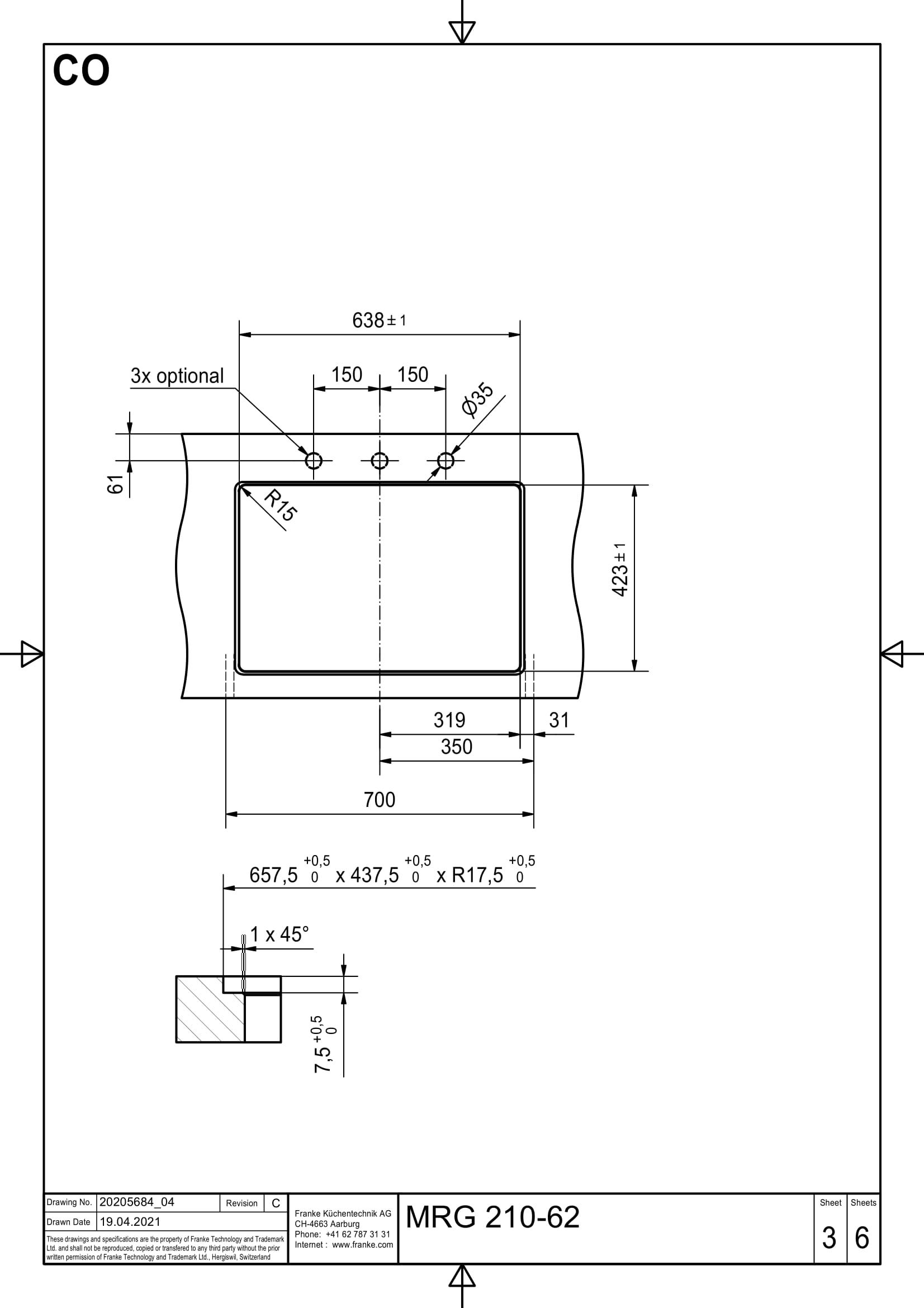 Franke 1350714631  spoelbak afbeelding 5