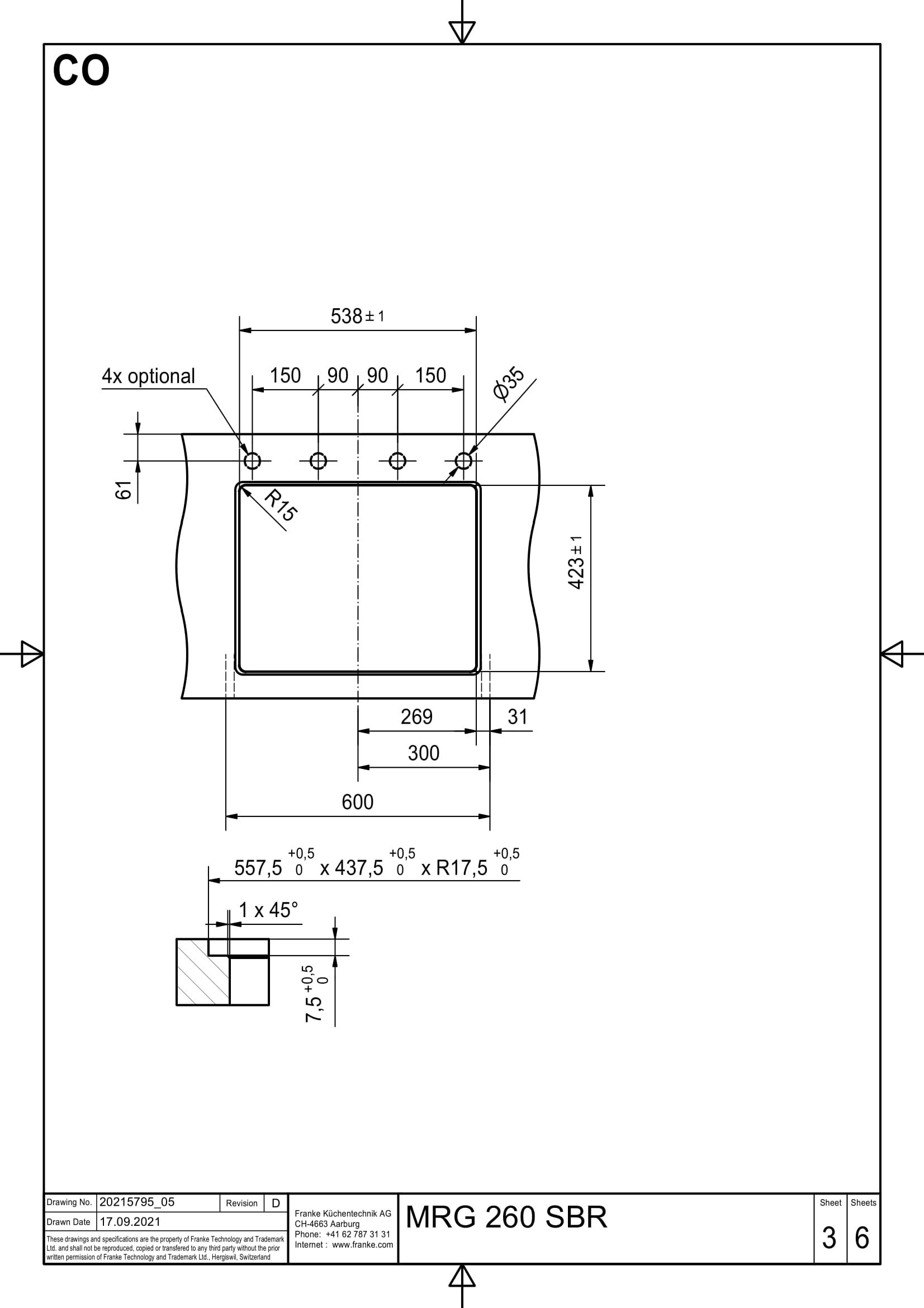 Franke 1350714635  spoelbak afbeelding 5