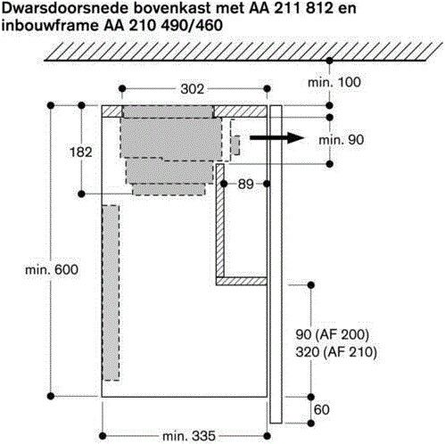 Gaggenau onderdeel AA211812 afbeelding 3