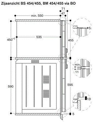 Gaggenau BM450100 inbouw magnetron afbeelding 5
