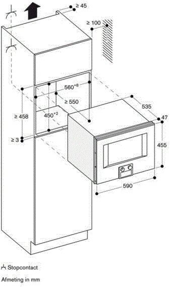Gaggenau magnetron inbouw BM451110 afbeelding 4