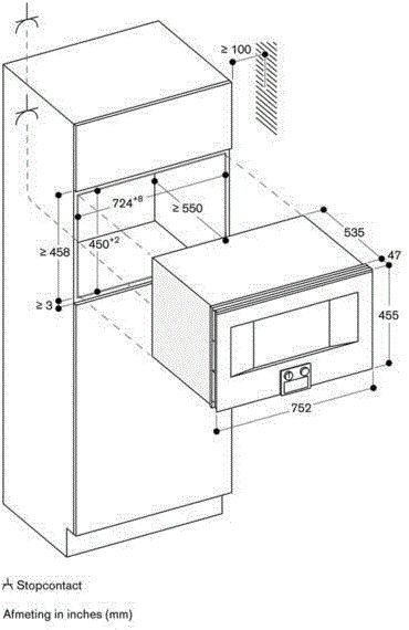 Gaggenau BM484110 inbouw magnetron afbeelding 5