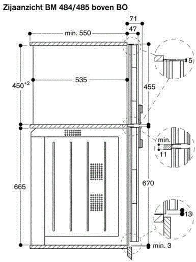 Gaggenau BM485110 inbouw magnetron afbeelding 5