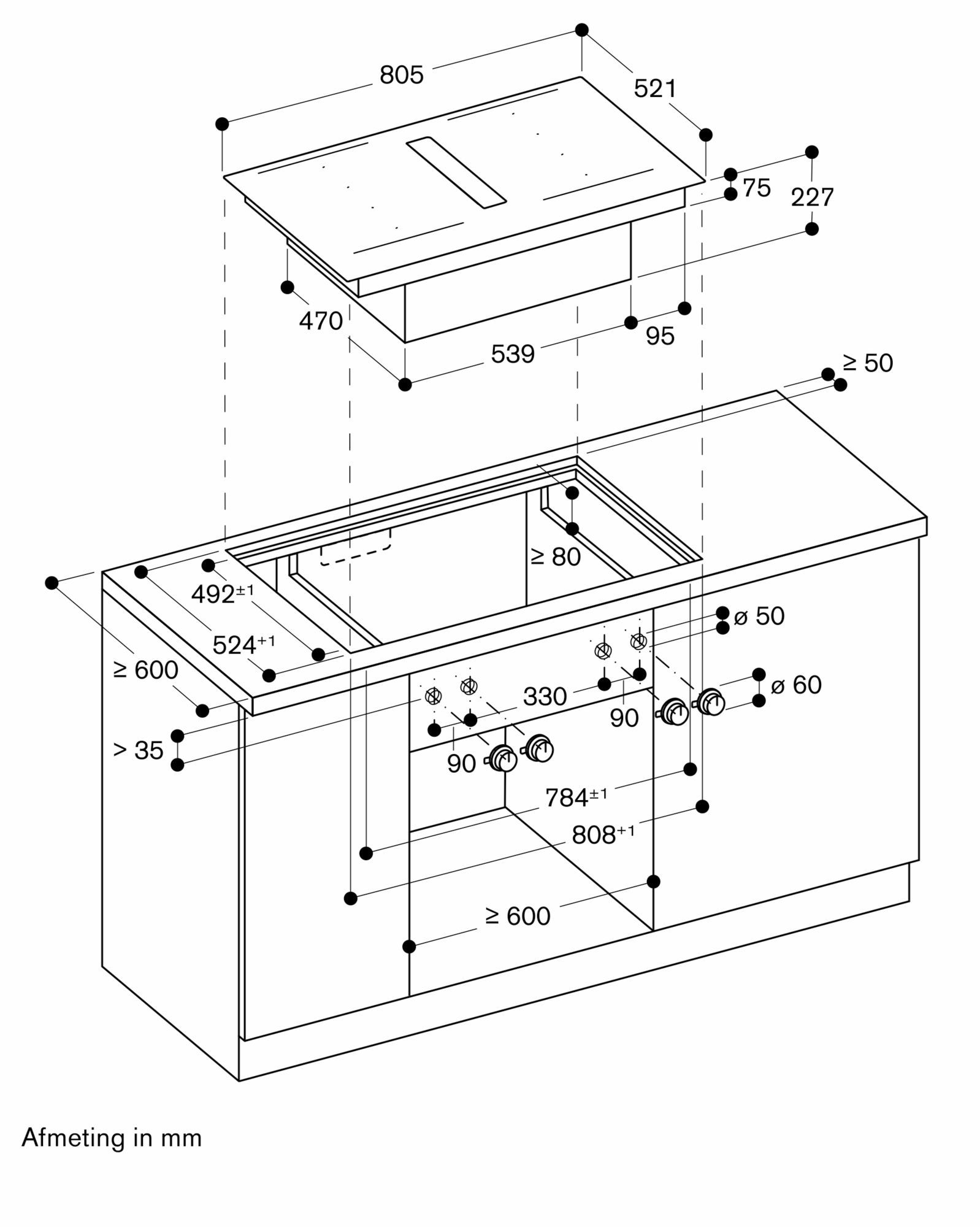 Gaggenau kookplaat inbouw CV482105 afbeelding 4