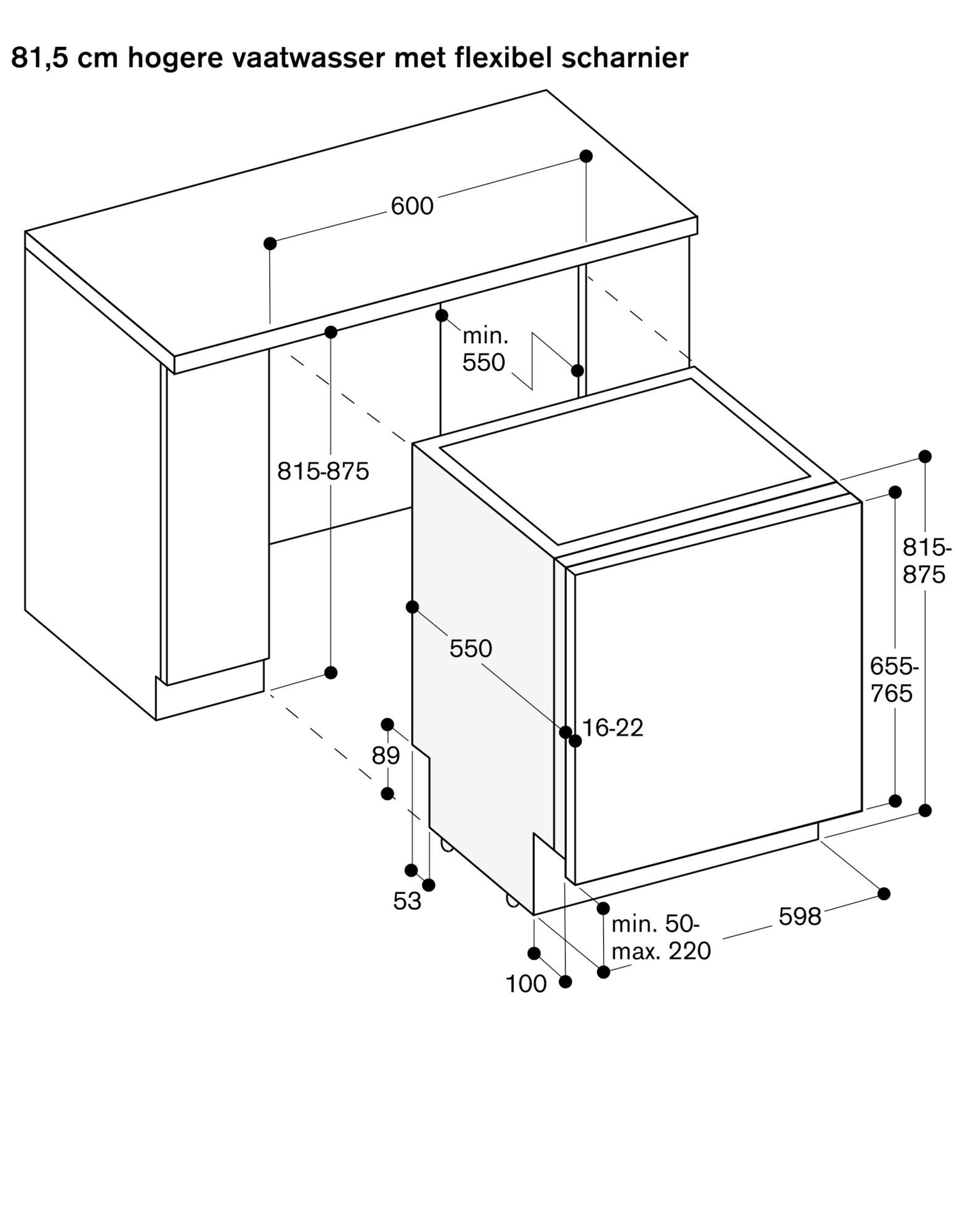 Gaggenau DF270101F inbouw vaatwasser afbeelding 5