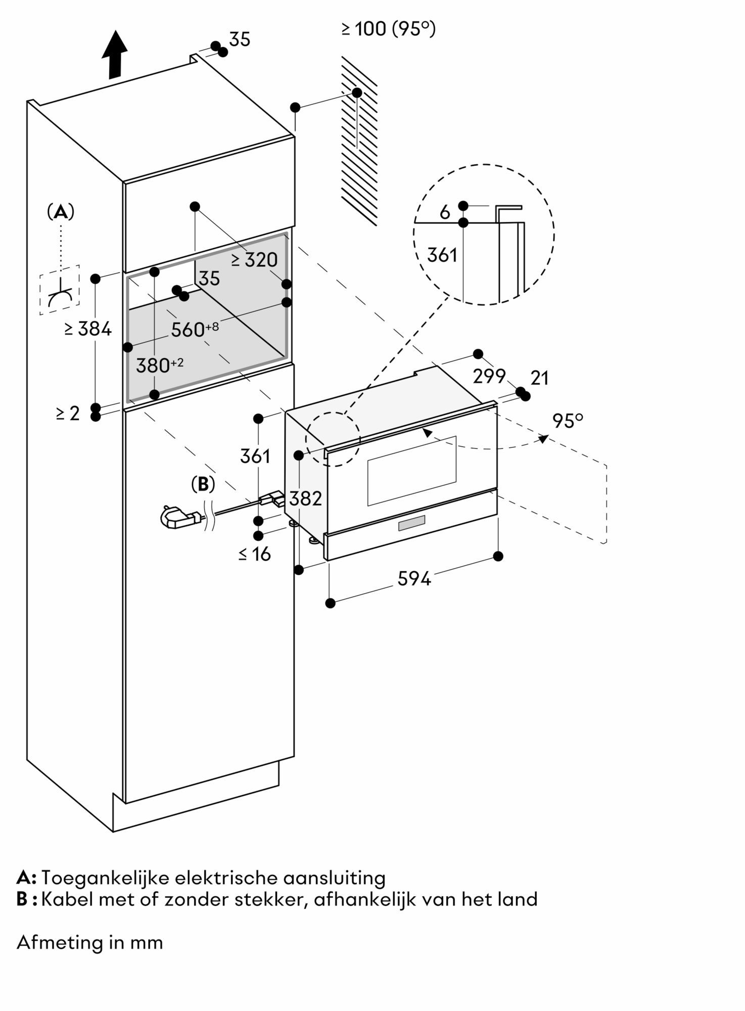 Gaggenau GM220100 inbouw magnetron afbeelding 5