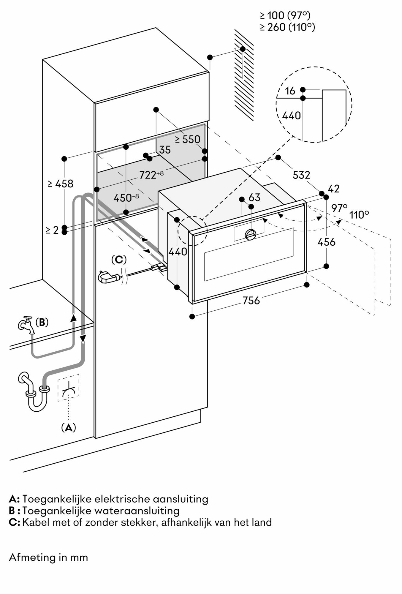 Gaggenau GS481120 inbouw oven afbeelding 5