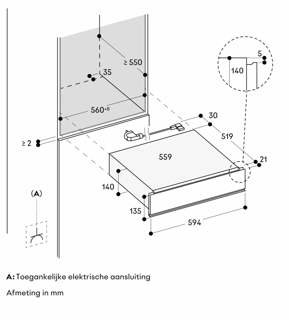Gaggenau warmhoudlade  GW251130 afbeelding 4