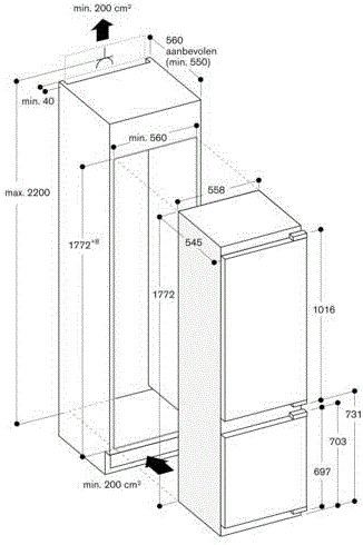 Gaggenau koelkast inbouw RB282306 afbeelding 4