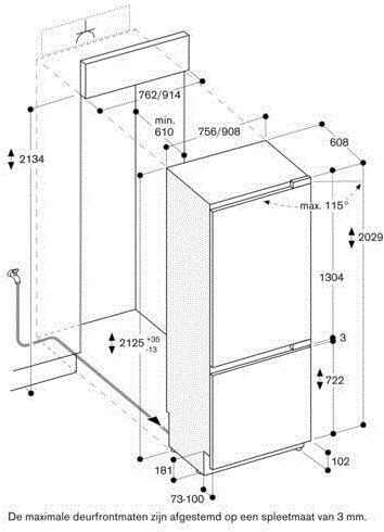 Gaggenau koelkast inbouw RB472305 afbeelding 4