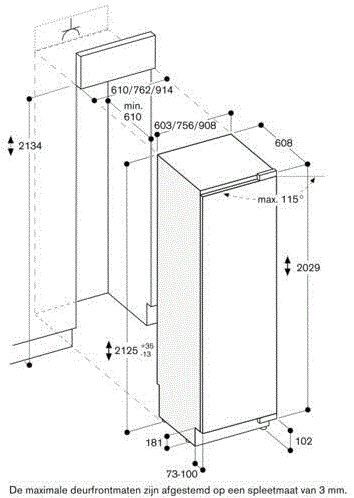 Gaggenau koelkast inbouw RC492305 afbeelding 4