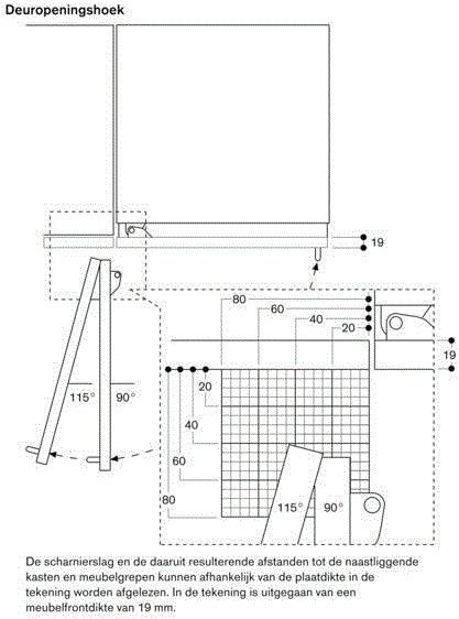 Gaggenau RF461305 inbouw vriezer afbeelding 5