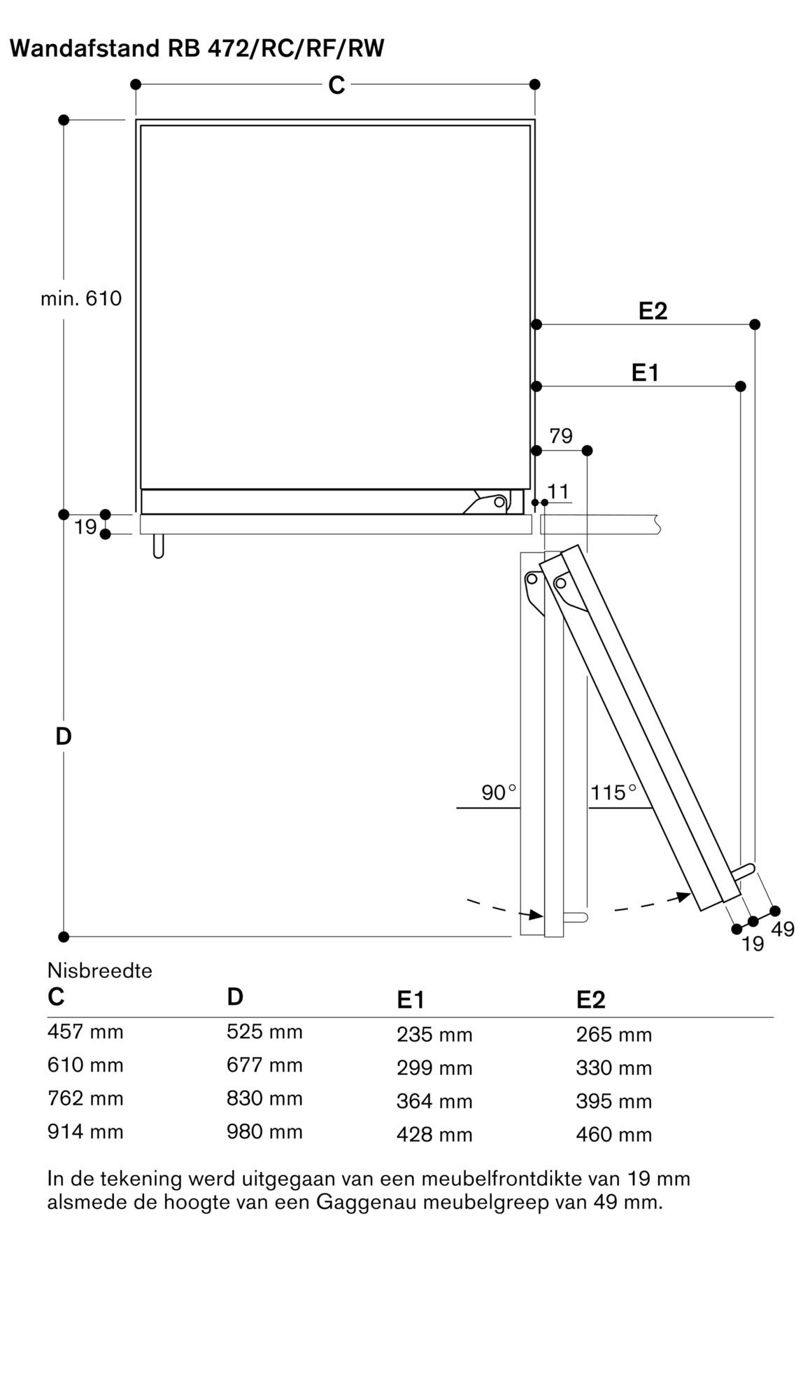 Gaggenau vriezer inbouw RF461306 afbeelding 4