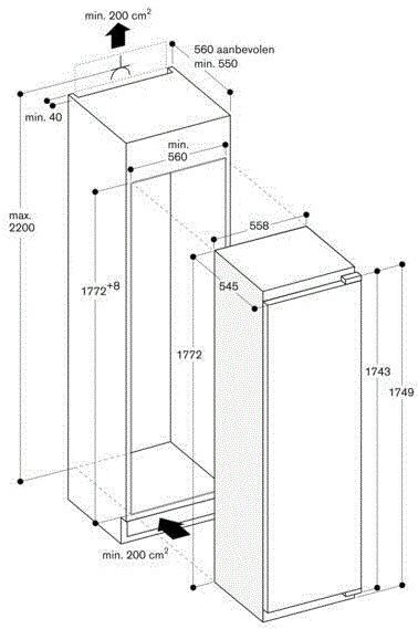 Gaggenau koelkast inbouw RT282204 afbeelding 4